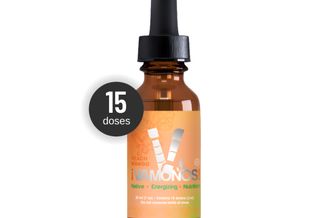 2 oz Vamonos sublingual energy nano-shots (Peach-Nectarine) Echelon Nutrition