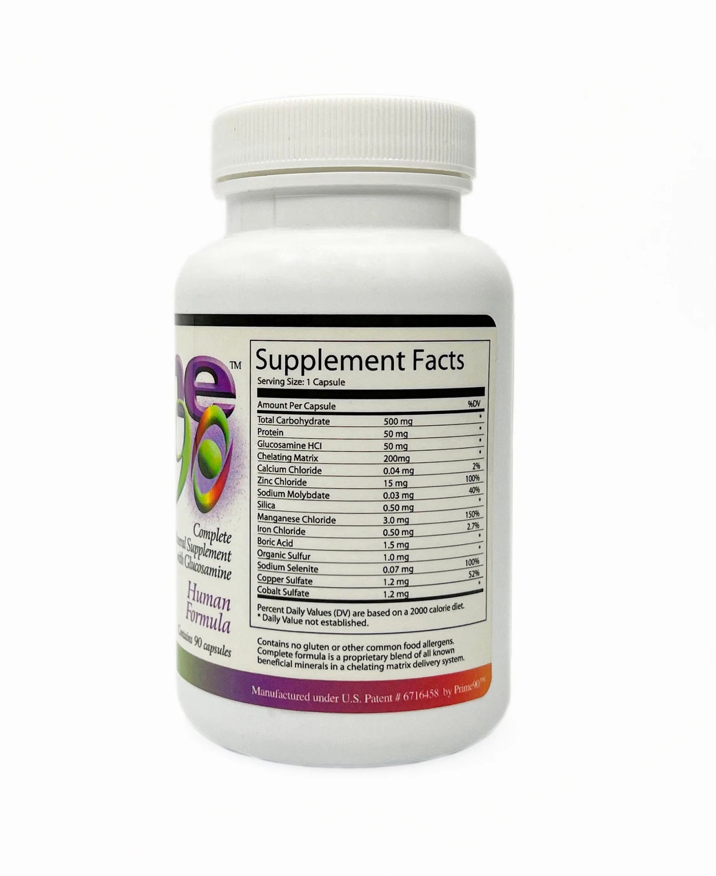 Prime 90 Trace Mineral & Glucosamine Supplement – Enhanced Absorption with Glucosaplex Prime 90