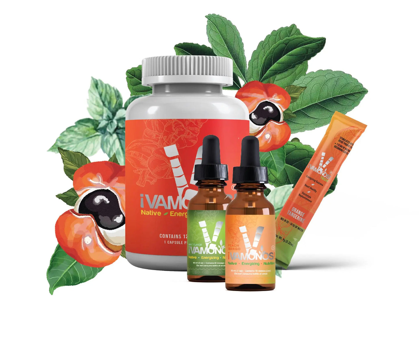 Vamonos Energy drink mix -- 30 stick pack Echelon Nutrition