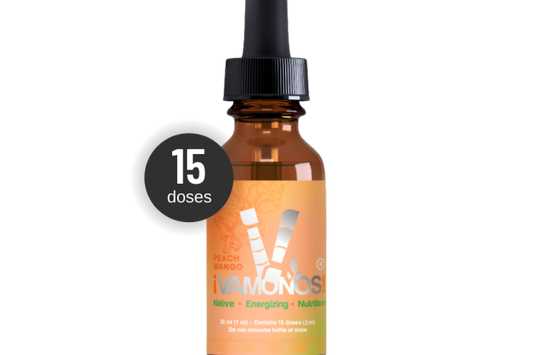 2 oz Vamonos sublingual energy nano-shots (Peach-Nectarine) Echelon Nutrition