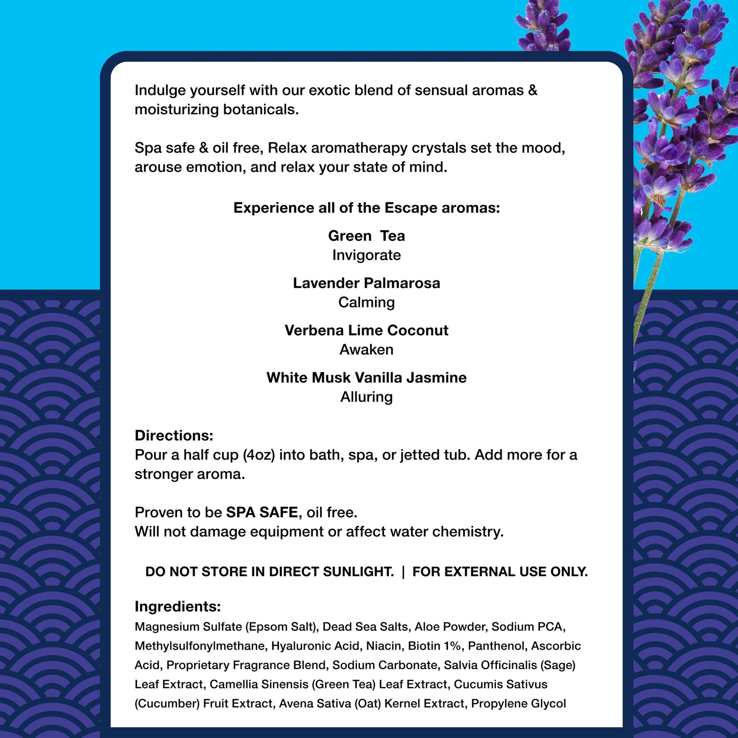 Lavender Palmarosa Relax Spa and Bath