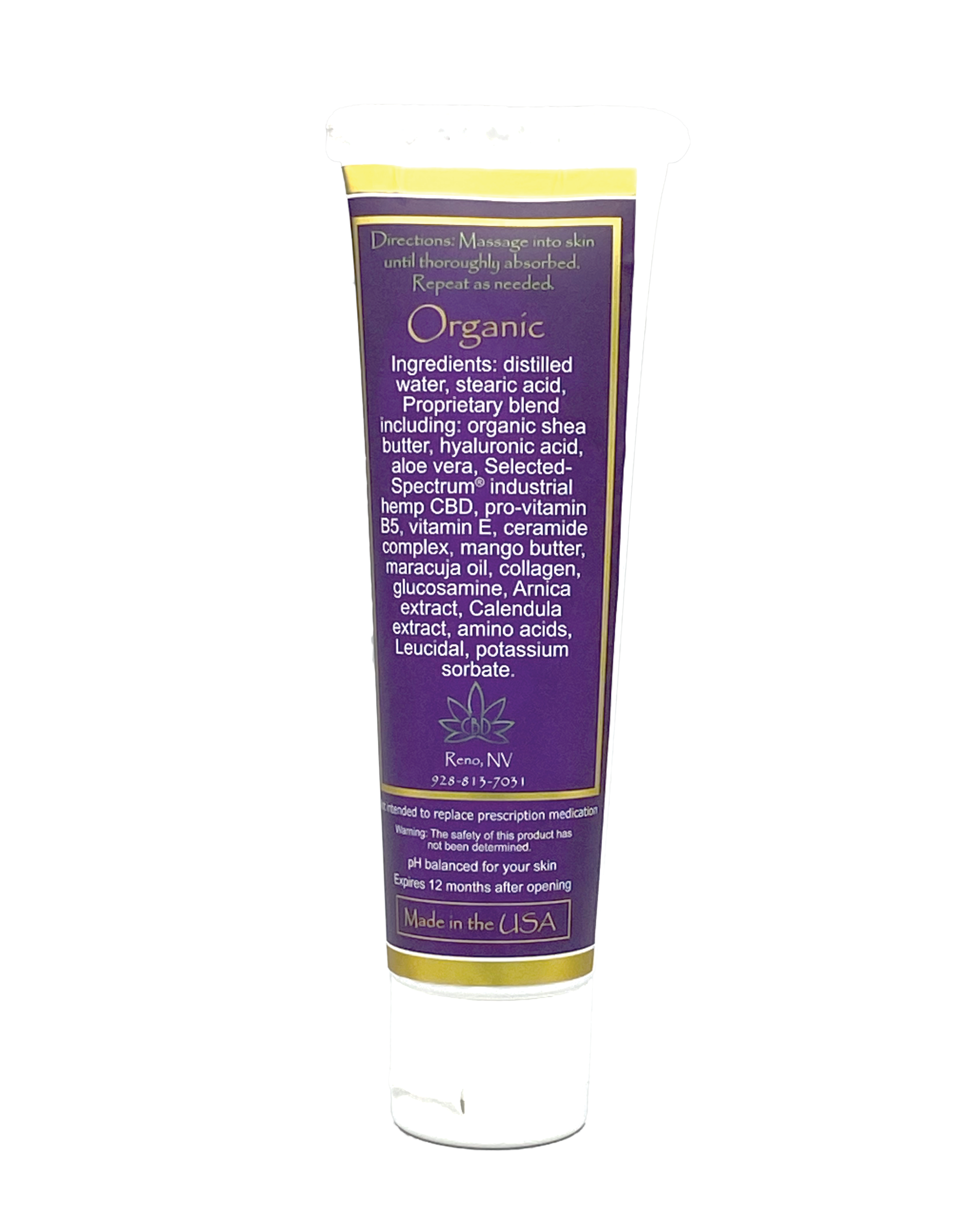 Botanical Deep Tissue Relief Cream -- 1440 mg CBD per ounce Doctor's CBD