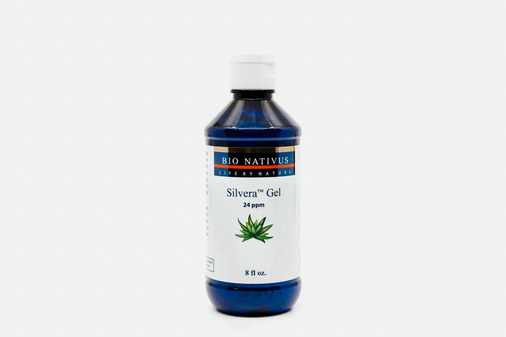 Silver gel w/ Aloe -- 24ppm 8oz Bio Nativus