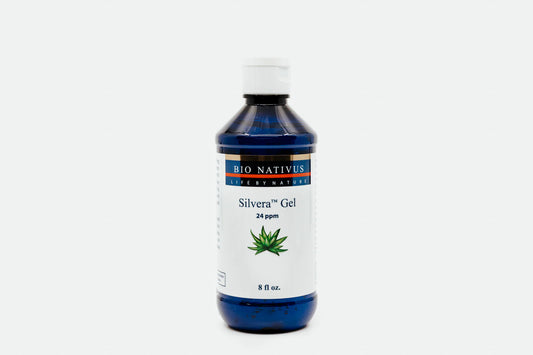 Silver gel w/ Aloe -- 24ppm 8oz Bio Nativus