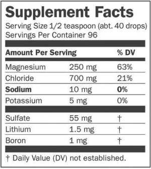 Trace Mineral Drop Complex -- 4 oz Concentrate Bio Nativus