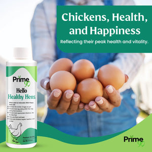 Hello Healthy Hens – Essential Mineral Supplement for Optimal Chicken Health & Egg Production Prime 90