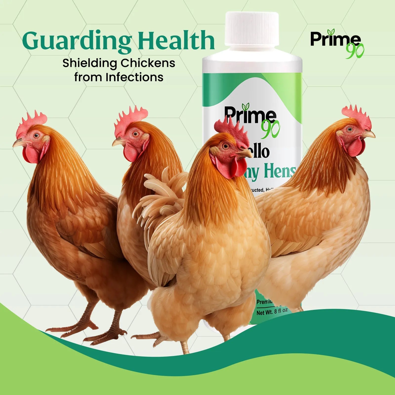 Hello Healthy Hens – Essential Mineral Supplement for Optimal Chicken Health & Egg Production Prime 90