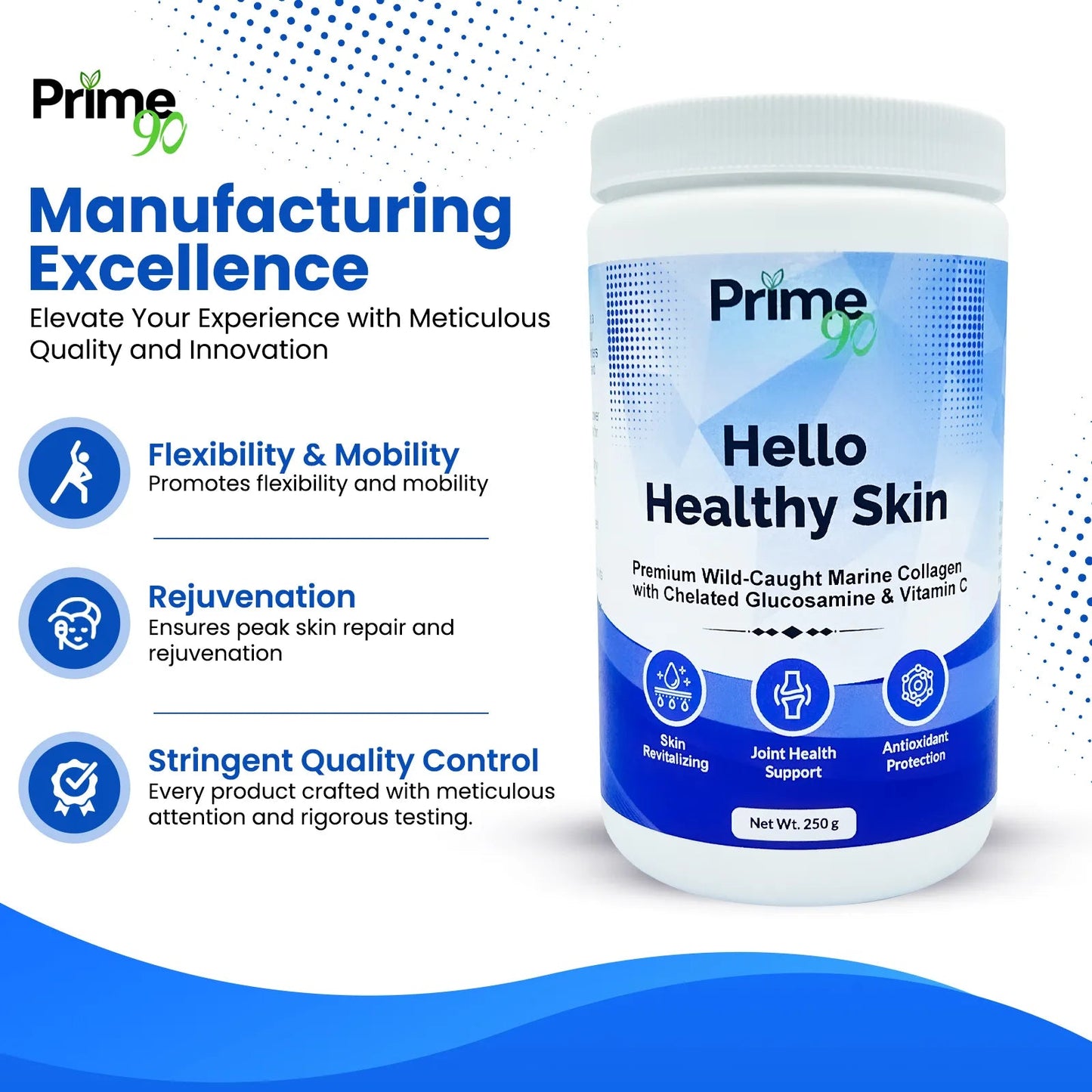 Revitalize Your Skin with Hello Healthy Skin’s Hydrolyzed Marine Collagen peptides Prime 90