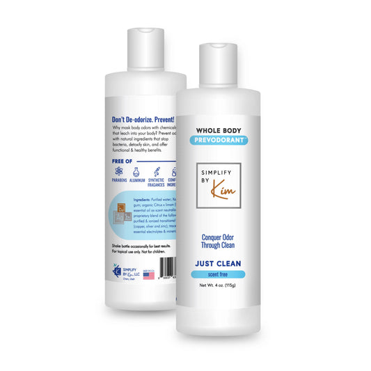 SbK 4 oz Prevodorant -- Scent Free Simplify by Kim