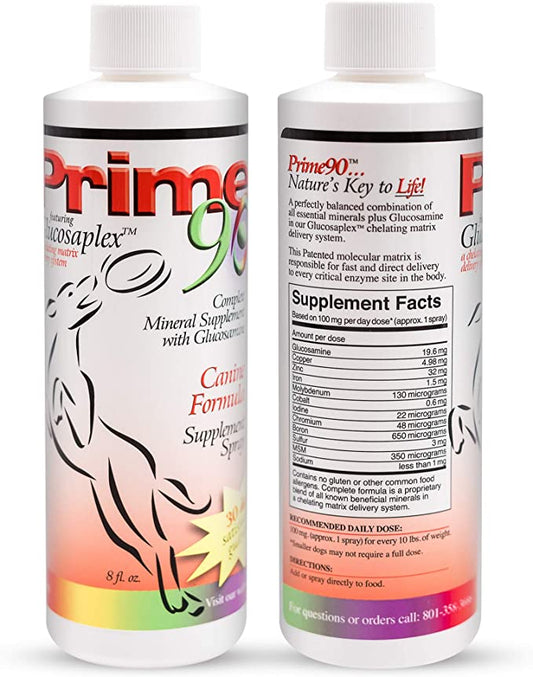 Nutrimax Canine Supplement – Essential Mineral & Glucosamine Supplement for Dogs Prime 90
