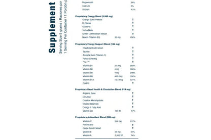 Vamonos Energy drink mix -- single stick (Copy) Echelon Nutrition